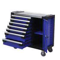 42 Big workshop 7 drawers metal tool trolley cabinet large capacity with door