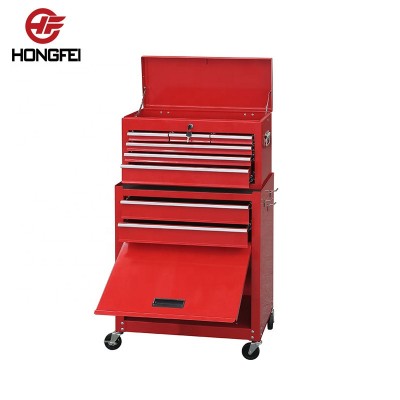 24 Inch roller steel tool chest and bottom cabinet