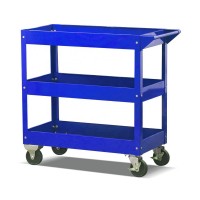 Workshop 3 layers storage movable tool cart on wheels