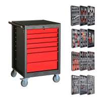 195 PCS Tools Workshop Cabinet Garage Combination Storage Tool Box with Tools Set For Car Repair