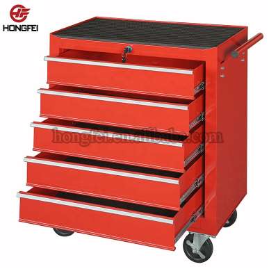 24"tool cabinet with 5 drawers on wheels lockable