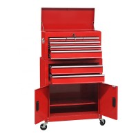 Affordable and practical garage storage tool trolley box tool cabinet combination