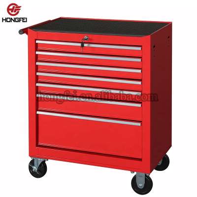 Tool cabinet 7 drawers with wheels lockable