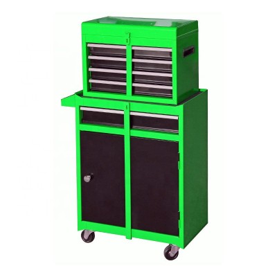 Tool trolley with door 5 drawers toolbox tool cabinet combination