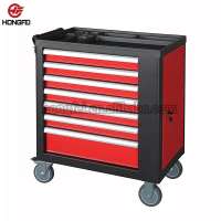 7 drawers heavy duty tool cabinet with wheels with lock