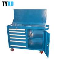 new design OEM custom metal tool cabinet on wheels with drawers