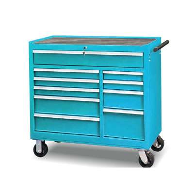 Large capacity heavy duty 10 drawers tool trolley cabinet series