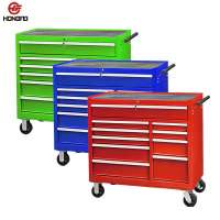 Heavy duty large tool storage cabinet with 10 drawers