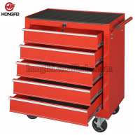 24"tool cabinets garage toolbox on wheels with 5 drawers