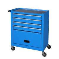 Workshop storage 24 inch movable tool cart with drawer and door