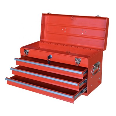 Workshop storage portable metal tool storage box