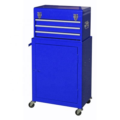 Blue color 18 inch tool box+tool trolley tool cabinet series