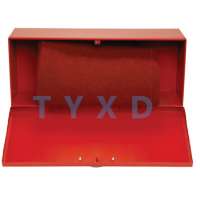 Red Solid Single door Cold rolled steel Fire blanket cabinet price